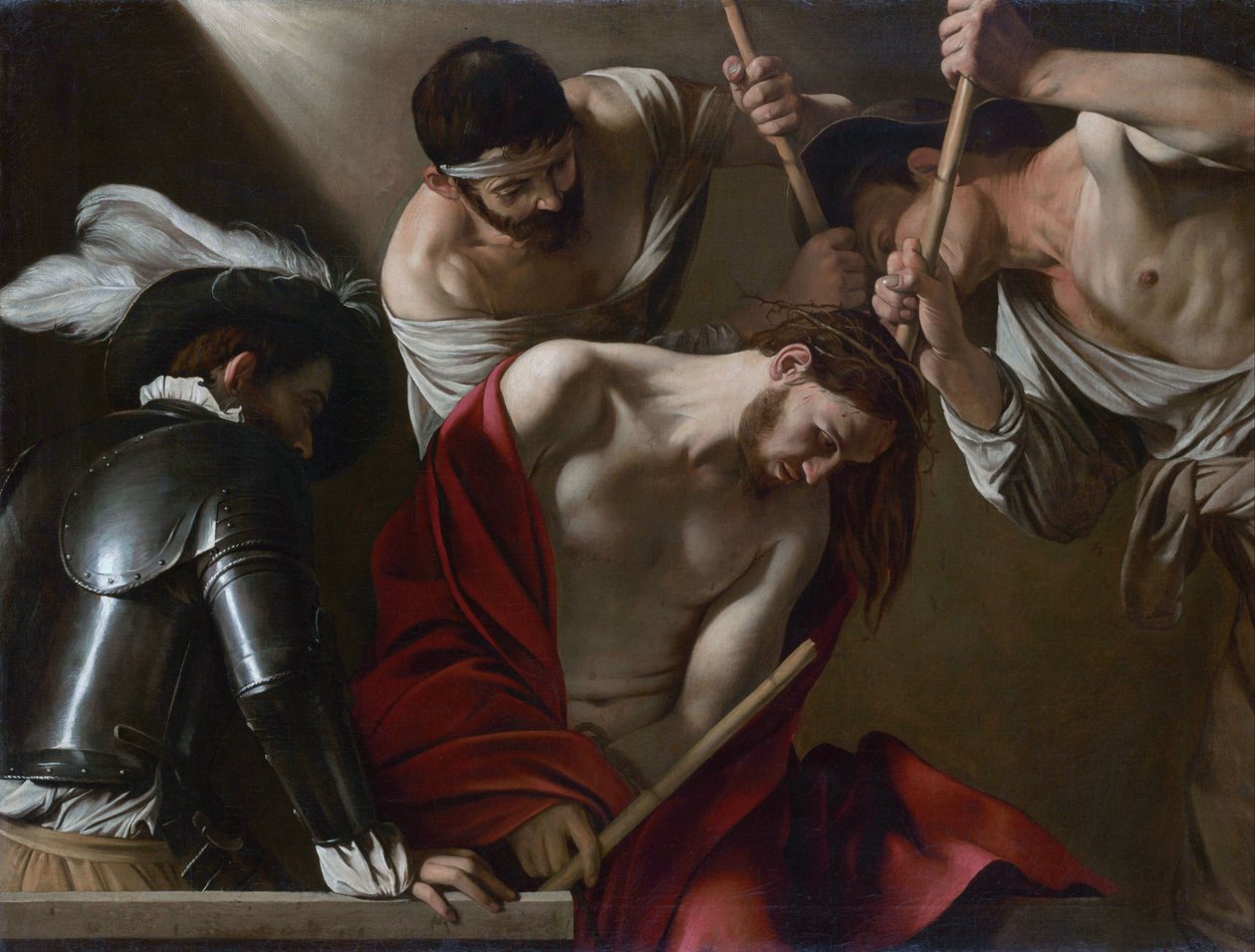Niemiecki: Dornenkrönung Christi Ukoronowanie cierniem autorstwa Caravaggio
