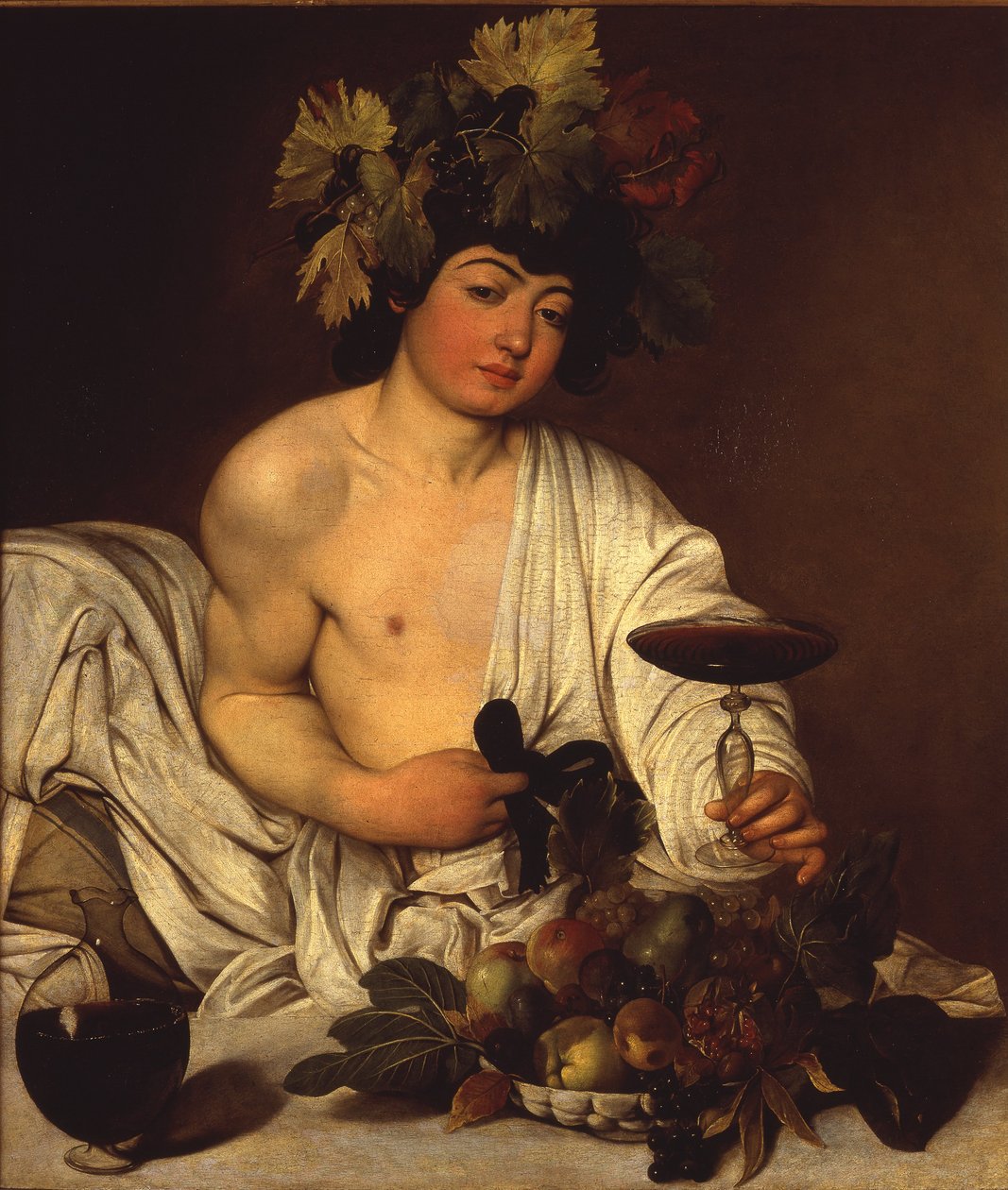 Włoski: Bacco adolescente Młodzieńczy Bachus autorstwa Caravaggio