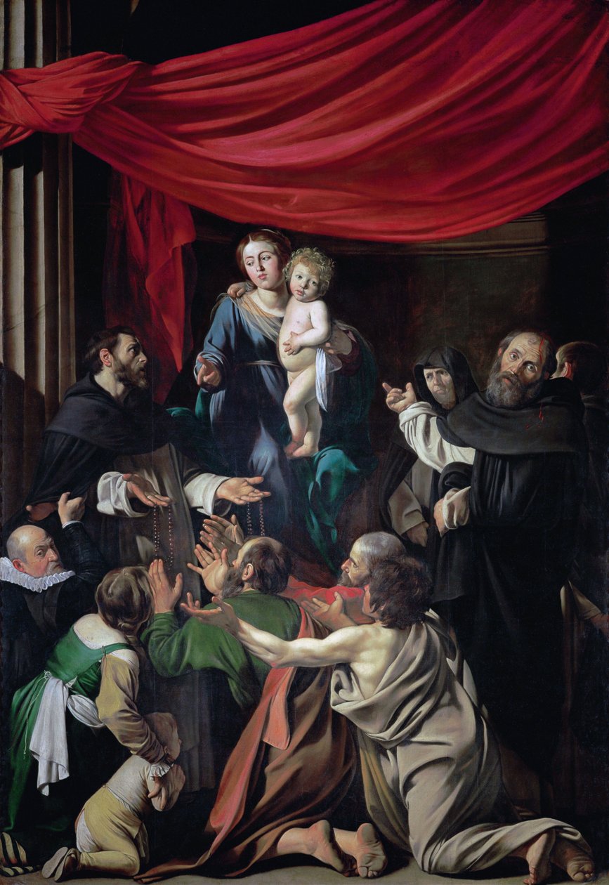 Madonna Różańcowa autorstwa Caravaggio