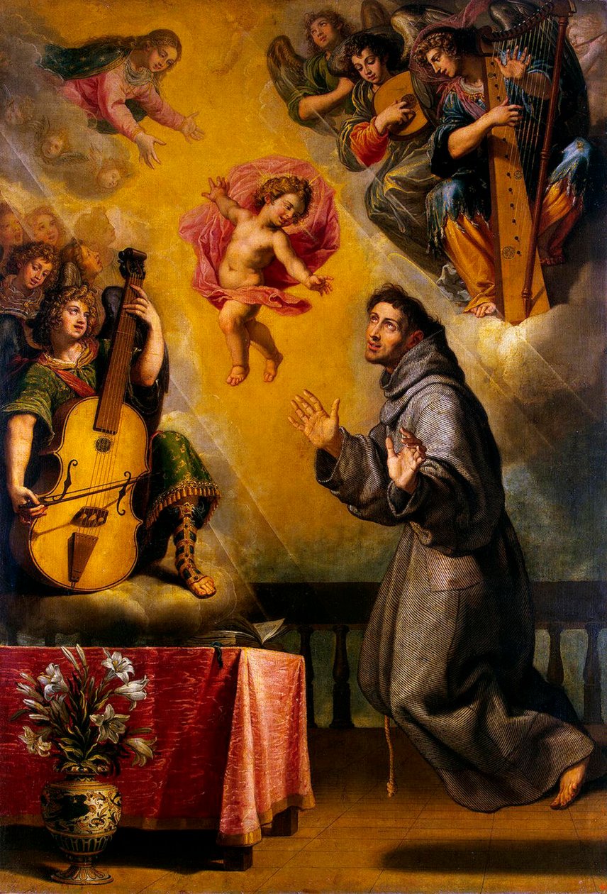 Wizja św. Antoniego z Padwy”, 1631. autorstwa Carducho