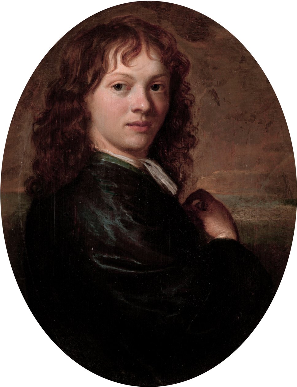 Portret młodego mężczyzny autorstwa Carel De Moor