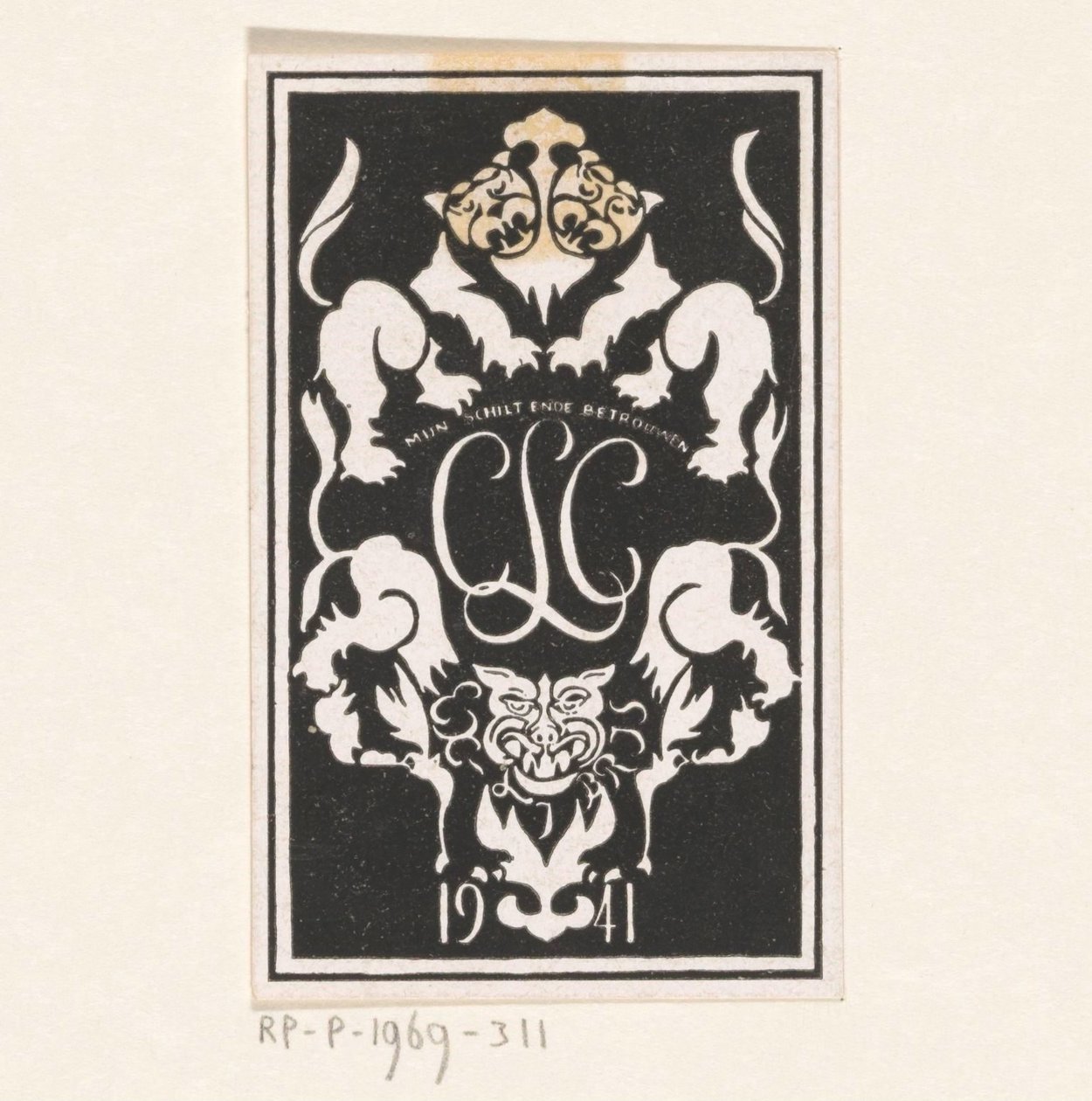 Ekslibris Carel Lion Cachet autorstwa Carel Adolph Lion Cachet