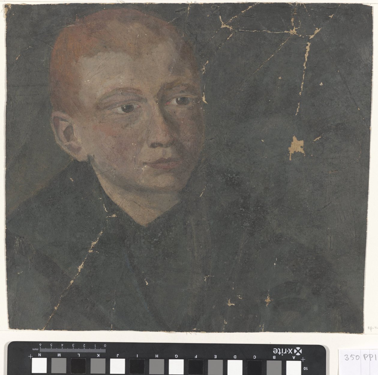 Głowa chłopca z rudymi włosami autorstwa Carel Adolph Lion Cachet