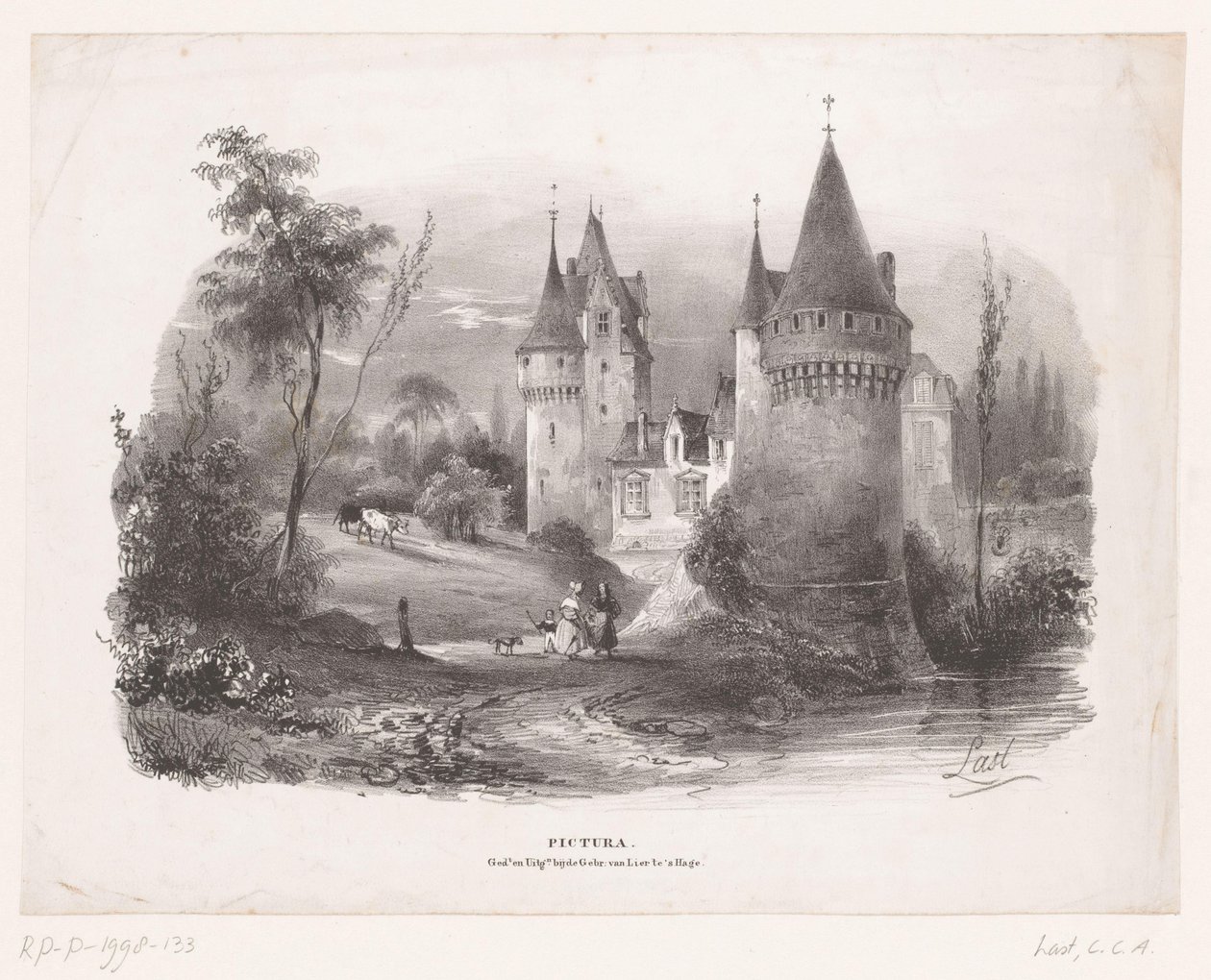 Kasteel Pictura (tytuł serii na obiekcie) autorstwa Carel Christiaan Antony Last