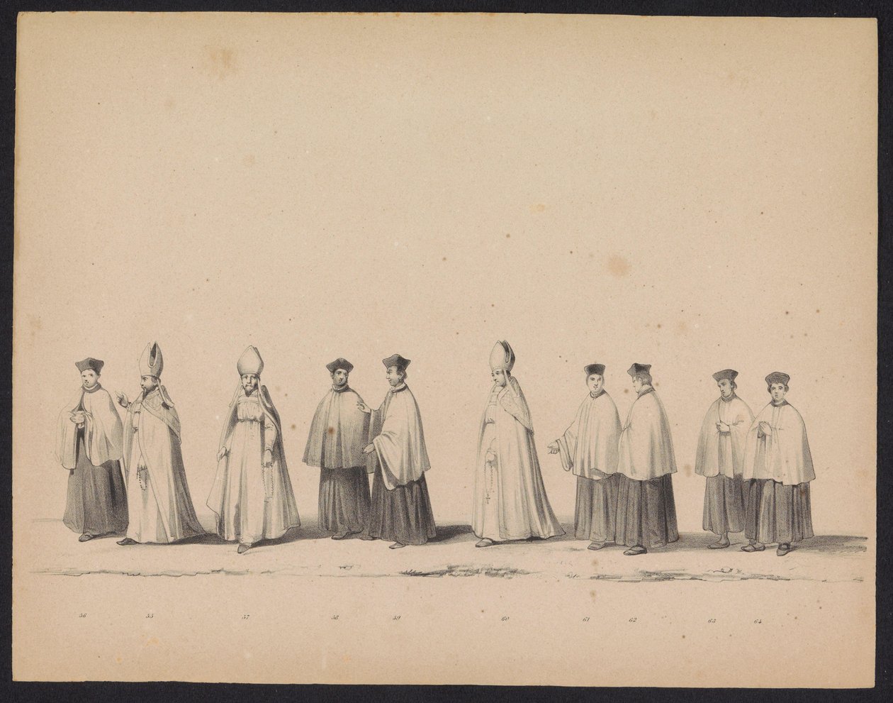 Maskarada Studentów Utrechtu, 1846 (tablica 11) Przedstawienie procesji w kostiumach, przedstawiającej procesję Filipa II, księcia Hiszpanii, w Utrechcie 3 października 1549 r., która odbyła się 17 czerwca 1846 r. przez H.H. Studenci Utrechtsche autorstwa Carel Christiaan Antony Last