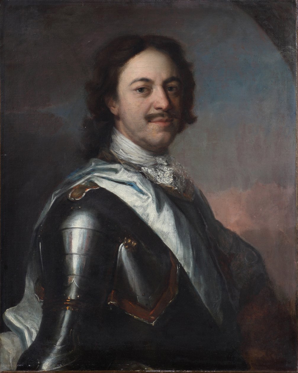 Portret z życia cesarza Piotra I Wielkiego 1672-1725 autorstwa Carel De Moor