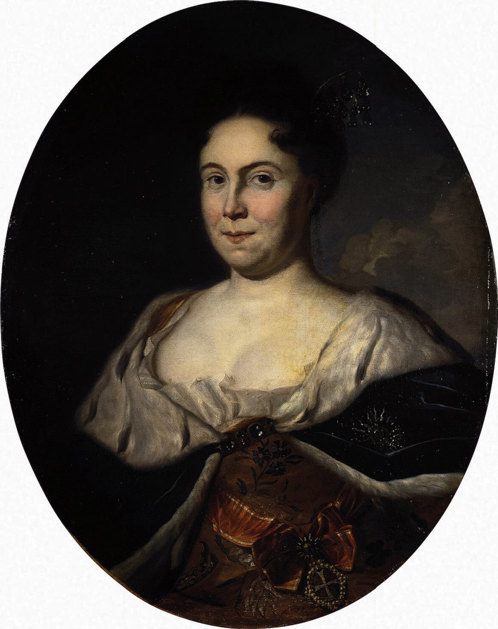 Portret cesarzowej Katarzyny I. 1684-1727, 1717 autorstwa Carel De Moor