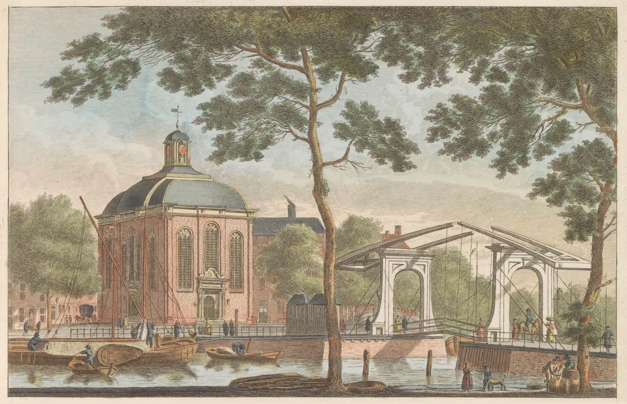 Kościół luterański w Rotterdamie, ok. 1790 Kościół Ewangelicko-Augsburski w Rotterdamie / L