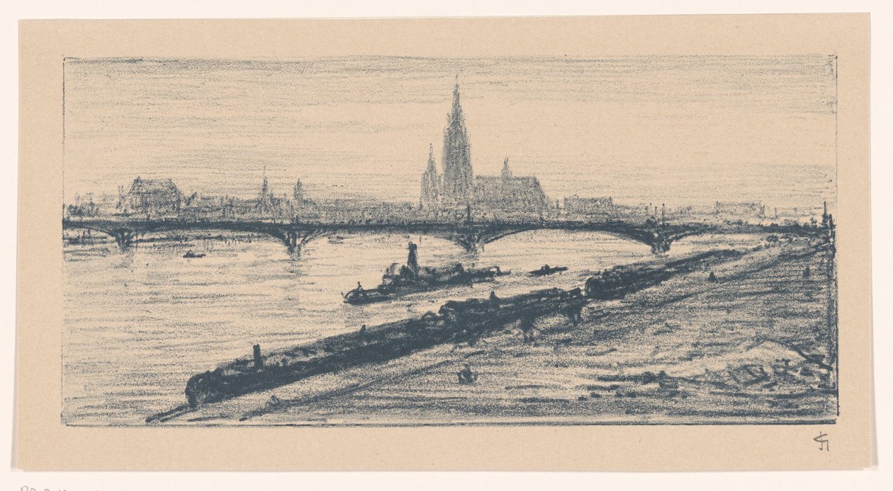 Widok na Frankfurt nad Menem autorstwa Carel Nicolaas Storm van 