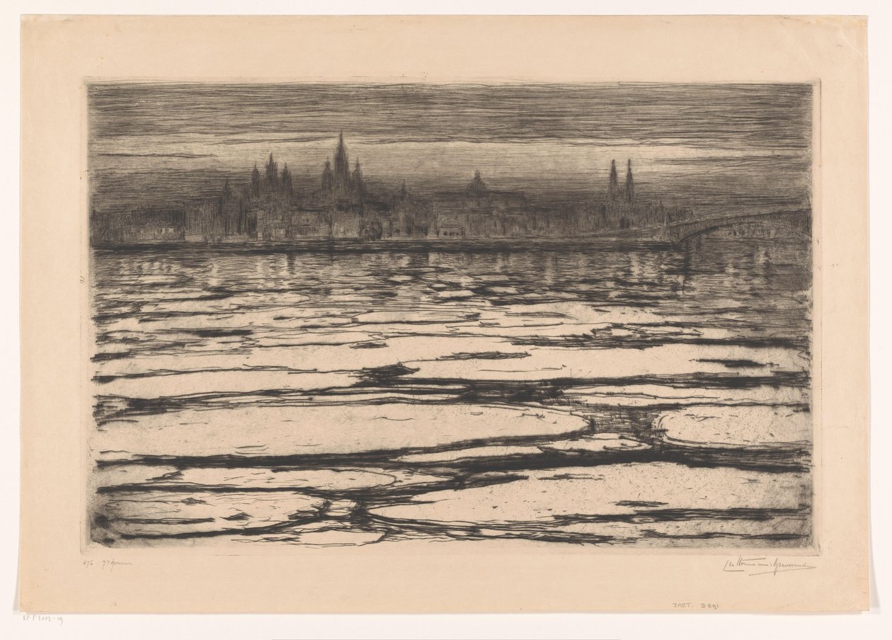 Sople na Renie (oryginalny tytuł na obiekcie) autorstwa Carel Nicolaas Storm van 
