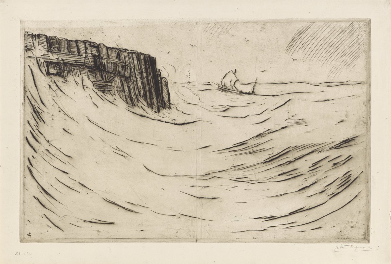 Głowa portu we Vlissingen autorstwa Carel Nicolaas Storm van 