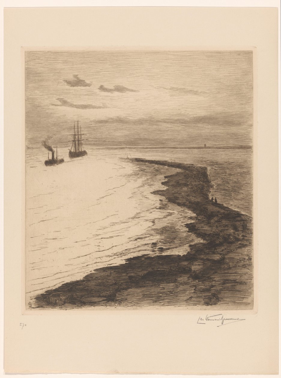 Wejście do portu autorstwa Carel Nicolaas Storm van 