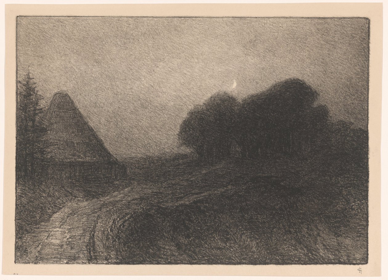 Nocny krajobraz w Kleve autorstwa Carel Nicolaas Storm van 