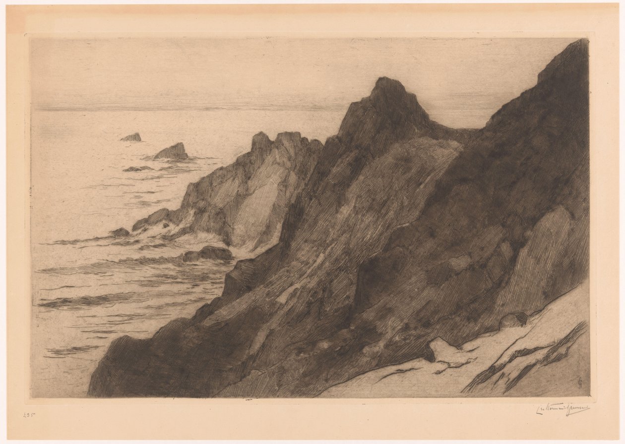 Pointe du Raz autorstwa Carel Nicolaas Storm van 