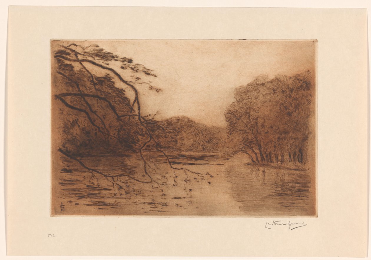 Staw w Haagse Bos autorstwa Carel Nicolaas Storm van 