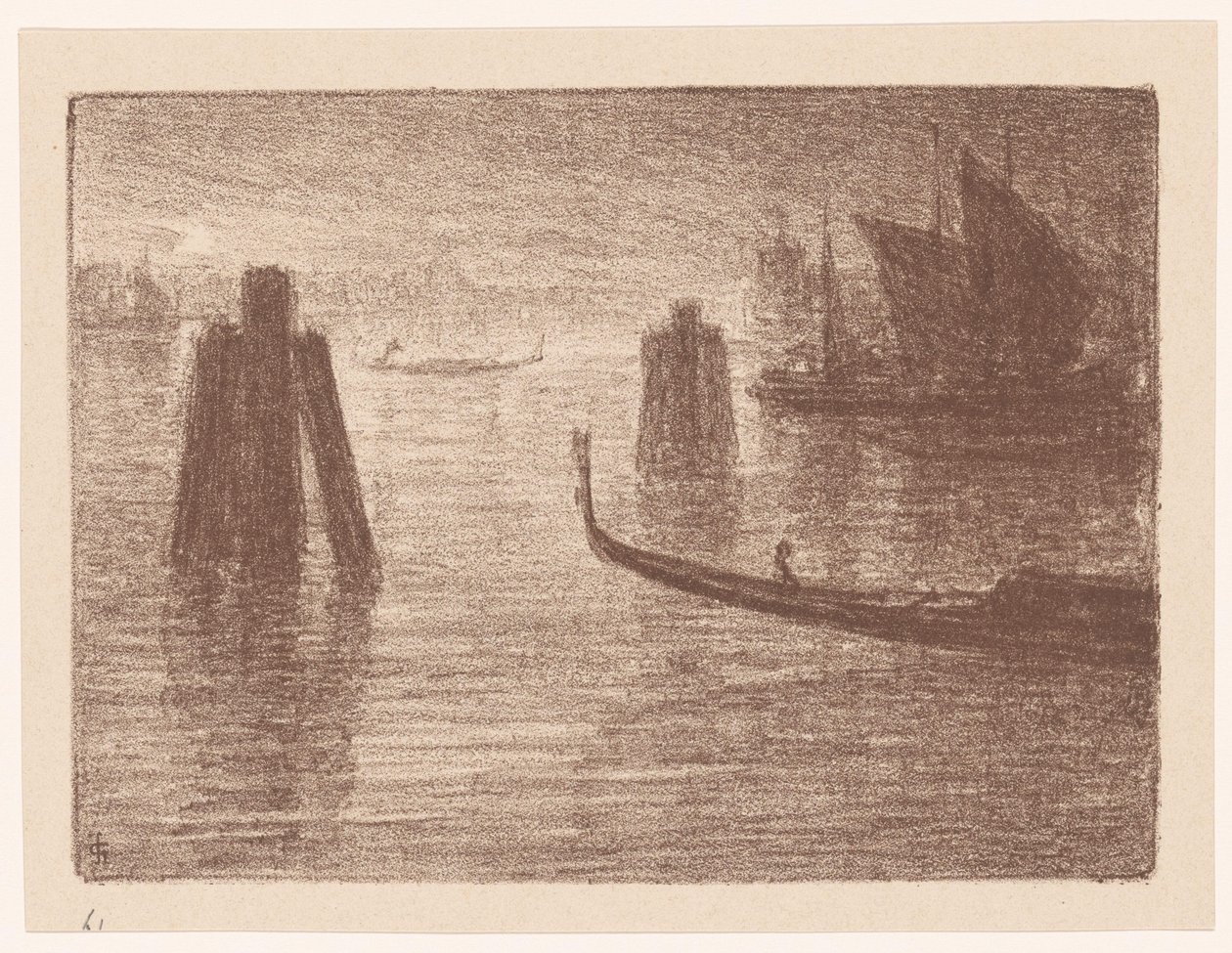 Port w Wenecji autorstwa Carel Nicolaas Storm van 