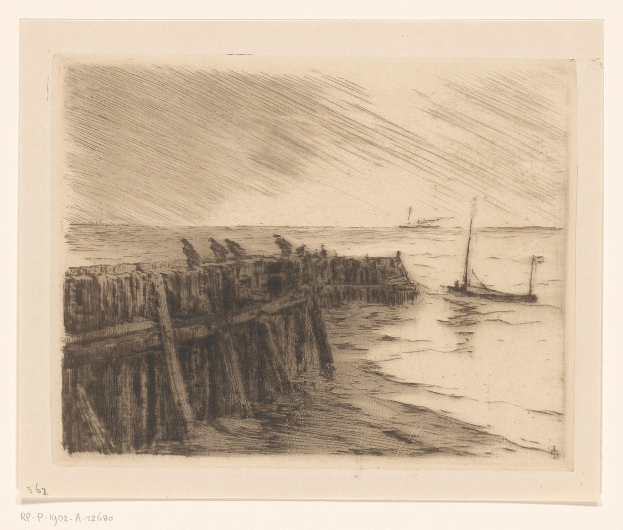 Port Head we Vlissingen autorstwa Carel Nicolaas Storm van 