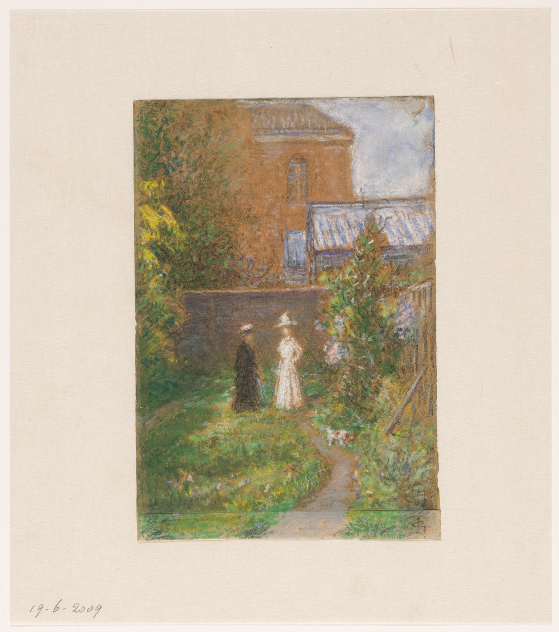 Gravesande-Clifford pani Storm van i jej córka w ogrodzie autorstwa Carel Nicolaas Storm van 