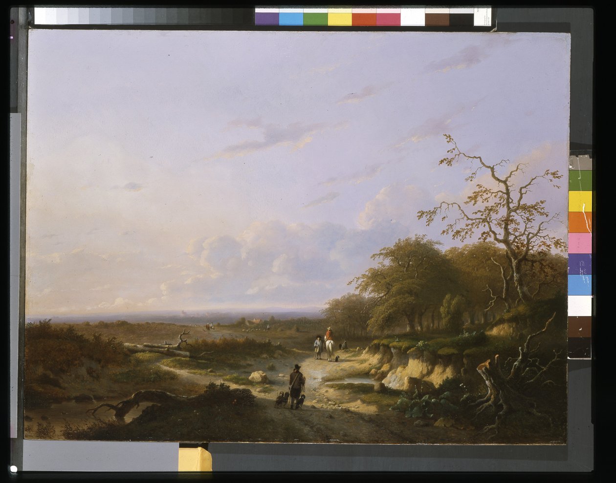 Pejzaż, około 1655 (olej na płycie) autorstwa Carel de Cauwer