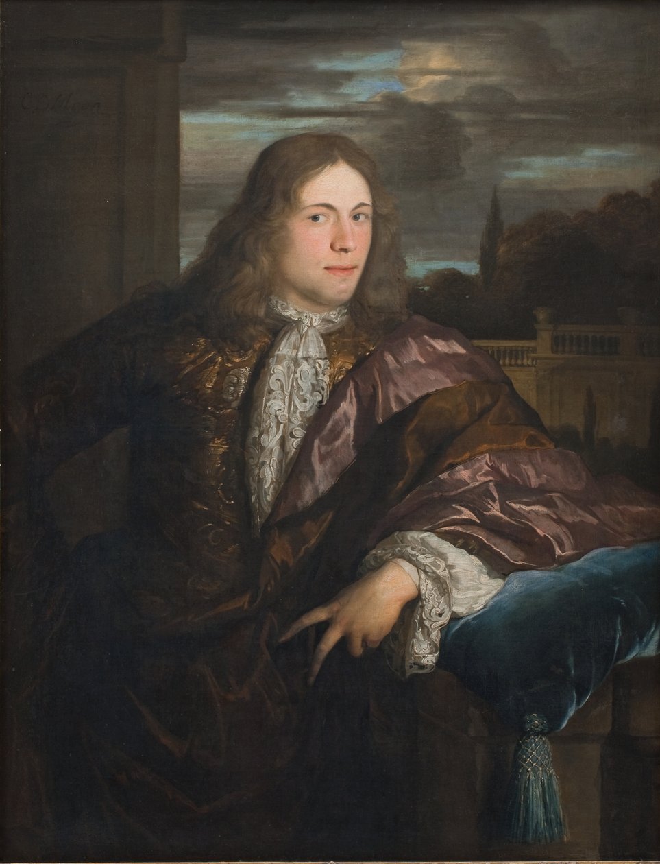 Portret młodego dżentelmena autorstwa Carel de II Moor