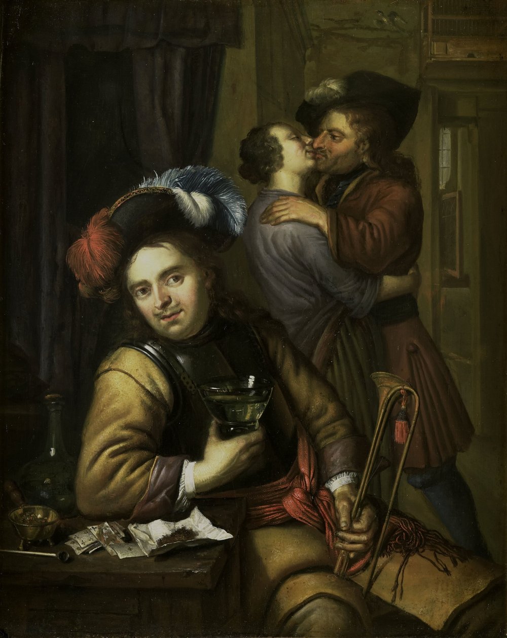 Scena Żołnierza autorstwa Carel de Moor (II) (attributed to)