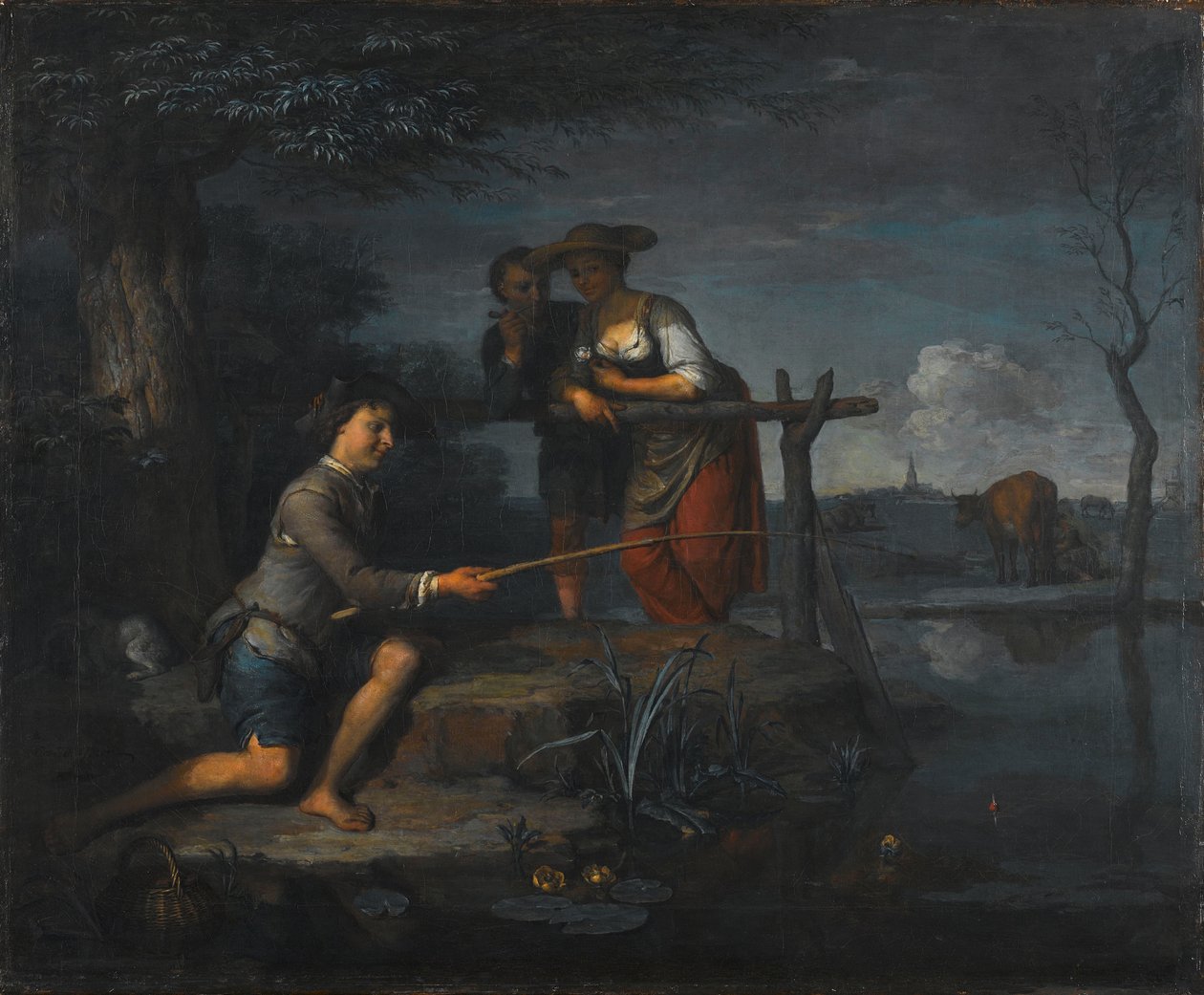 Wędkarz autorstwa Carel de Moor (II)
