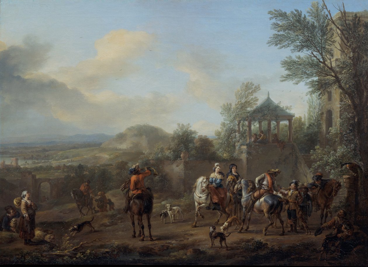Wyjazd na polowanie autorstwa Carel van Falens or Valens