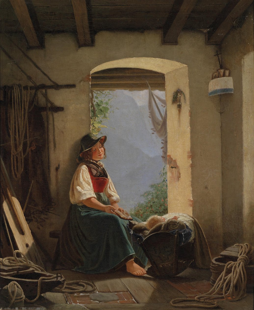 Szczęście matki autorstwa Carl Adolf Mende