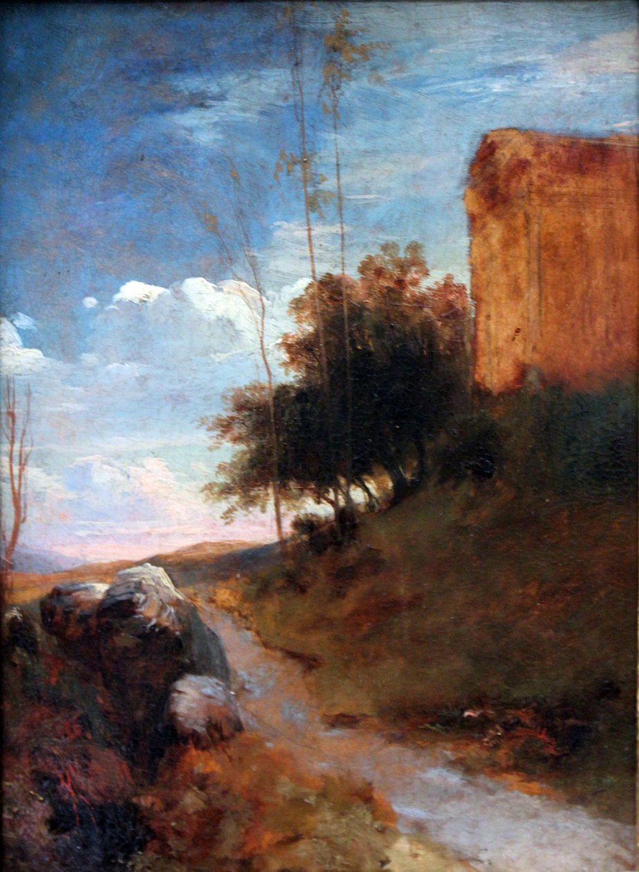 Krajobraz włoski autorstwa Carl Blechen