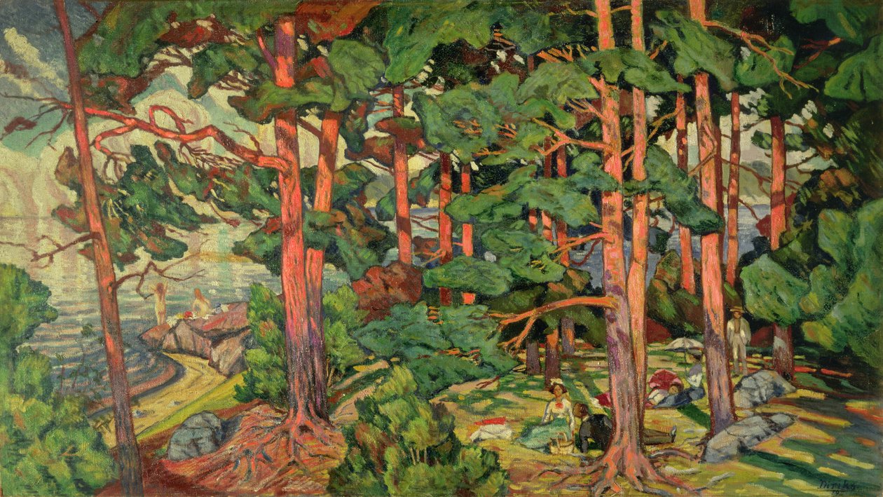 Pejzaż Fauve, 1910 autorstwa Carl Edvard Diriks