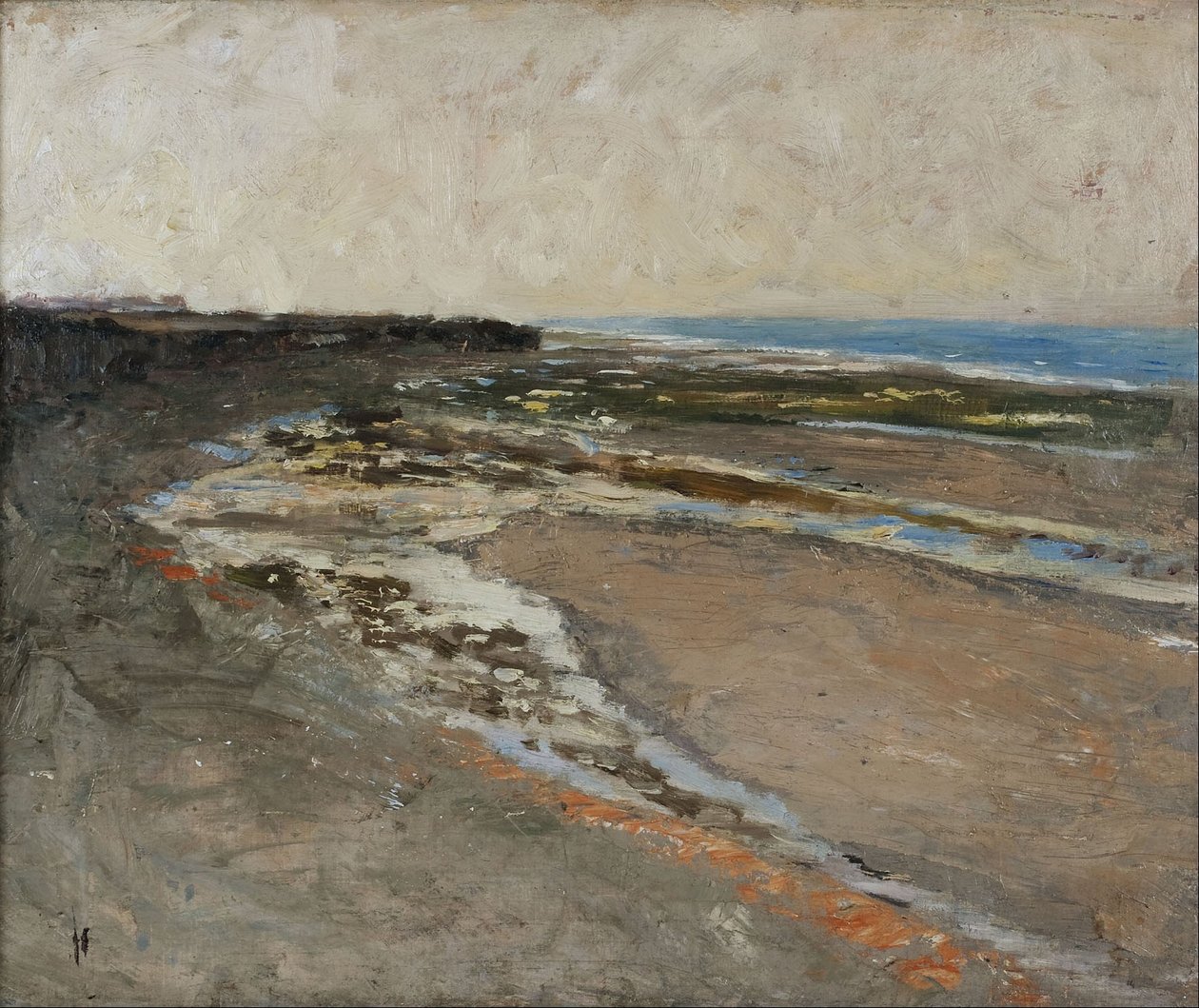 Wybrzeże w Luc-sur-Mer autorstwa Carl Fredrik Hill
