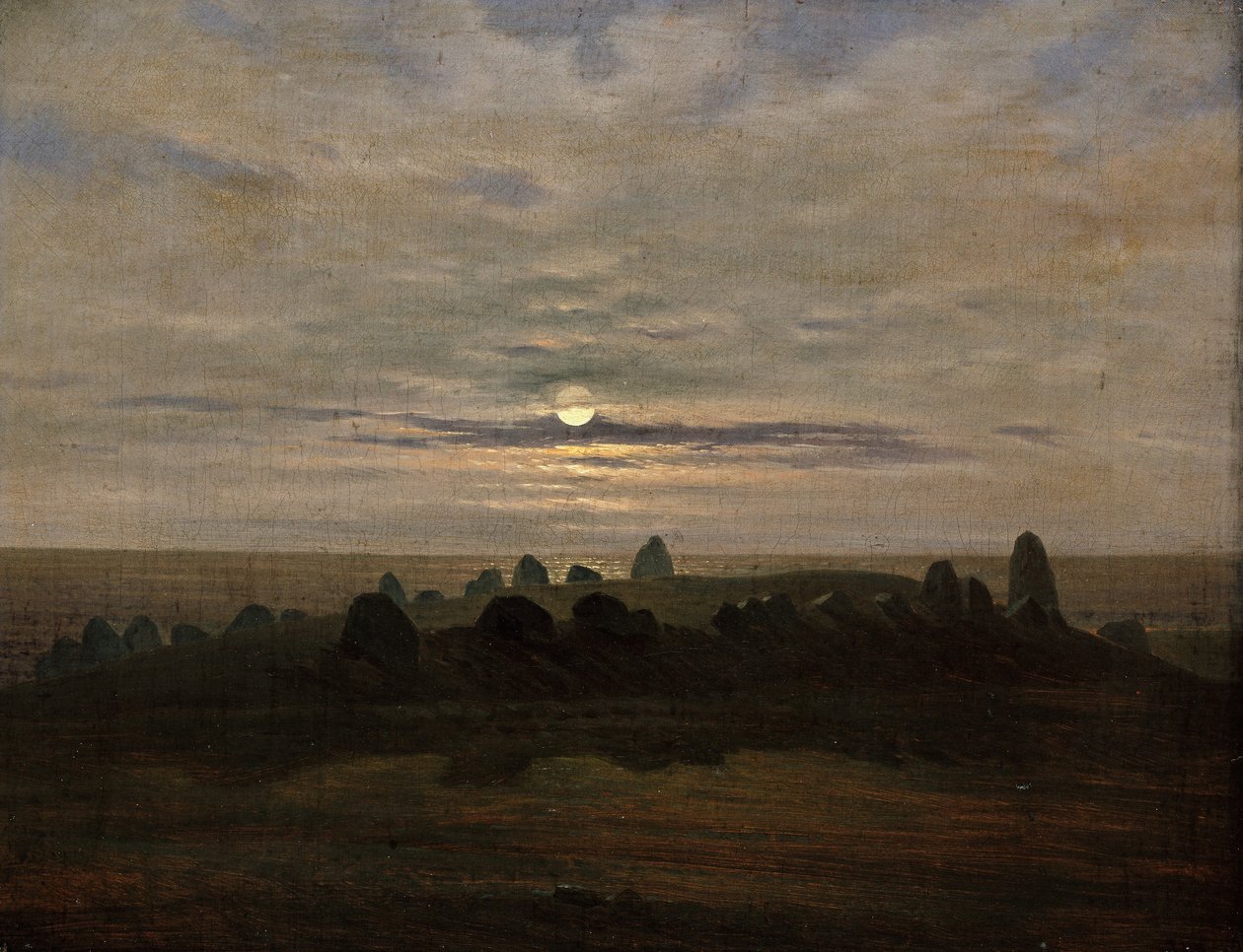 Kopiec z epoki kamiennej autorstwa Carl Gustav Carus