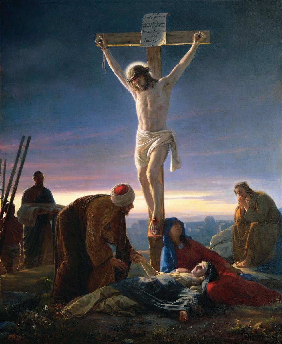 Chrystus na krzyżu autorstwa Carl Heinrich Bloch