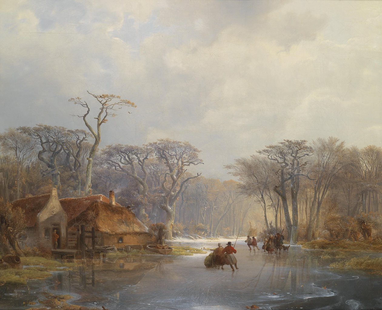 Zimowa zabawa autorstwa Carl Hilgers