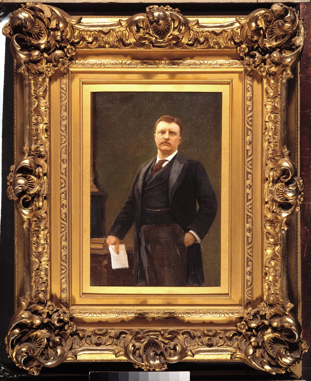 Theodore Roosevelt autorstwa Carl Ludwig Friedrich Becker