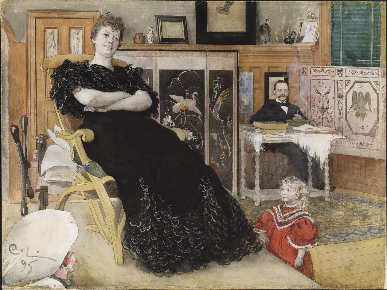 Anna Pettersson, ok.1895 autorstwa Carl Larsson