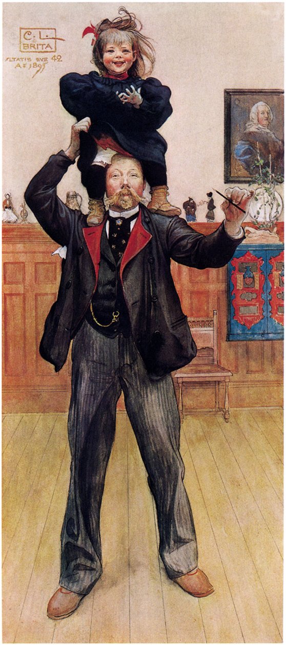 Brita i ja autorstwa Carl Larsson