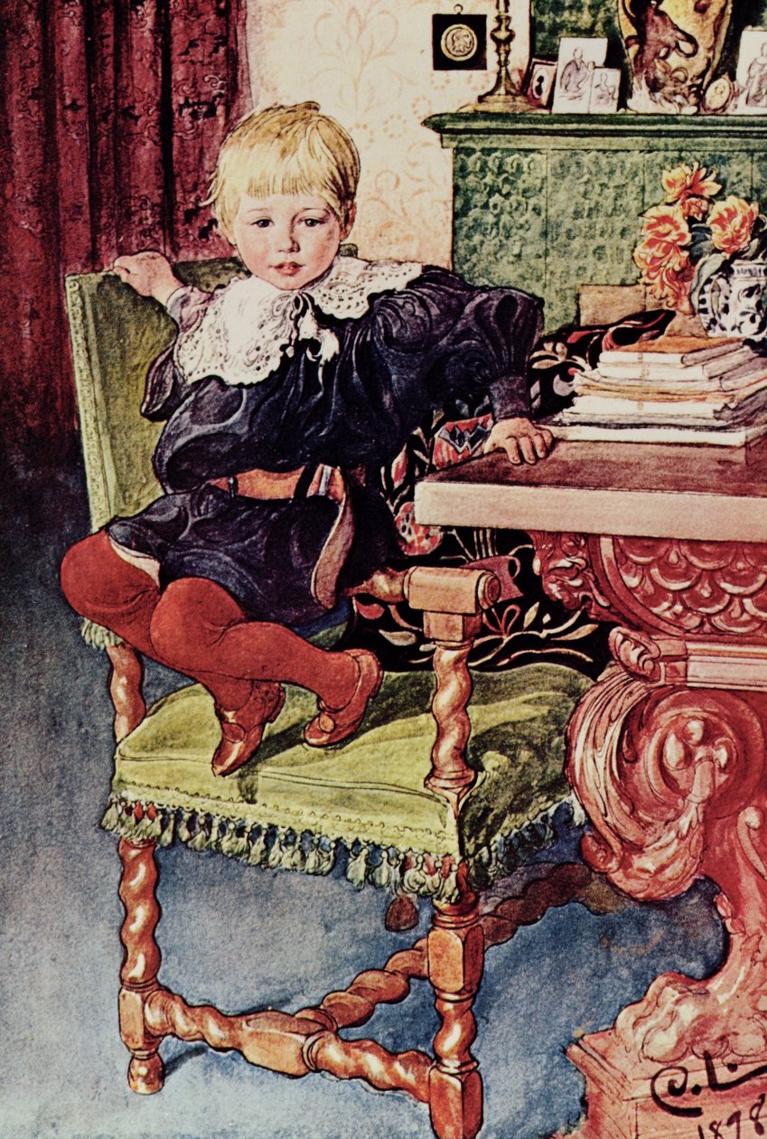 On lubi autorstwa Carl Larsson