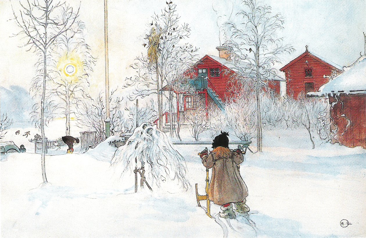 Gospodarstwo i browar autorstwa Carl Larsson