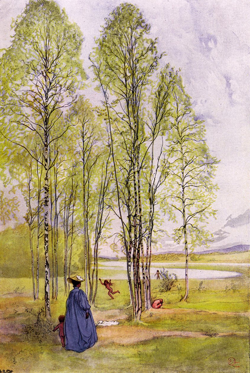 Idylla autorstwa Carl Larsson