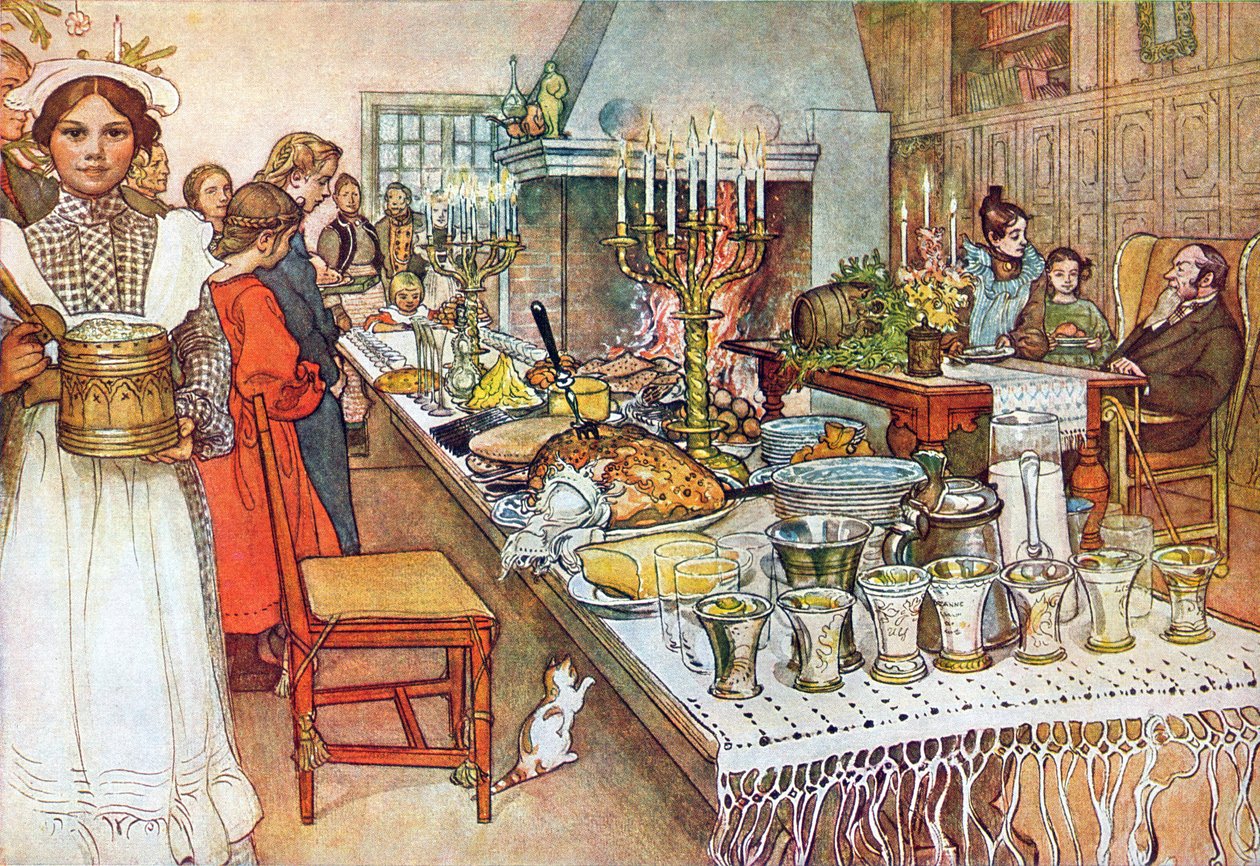 Wigilia autorstwa Carl Larsson
