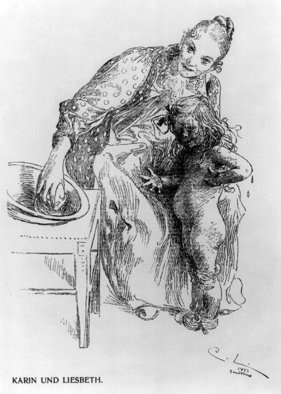 Karin i Liesbeth autorstwa Carl Larsson