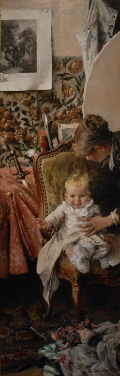 Mała Suzanne autorstwa Carl Larsson