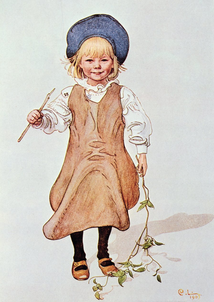 Portret młodej dziewczyny, 1903 autorstwa Carl Larsson