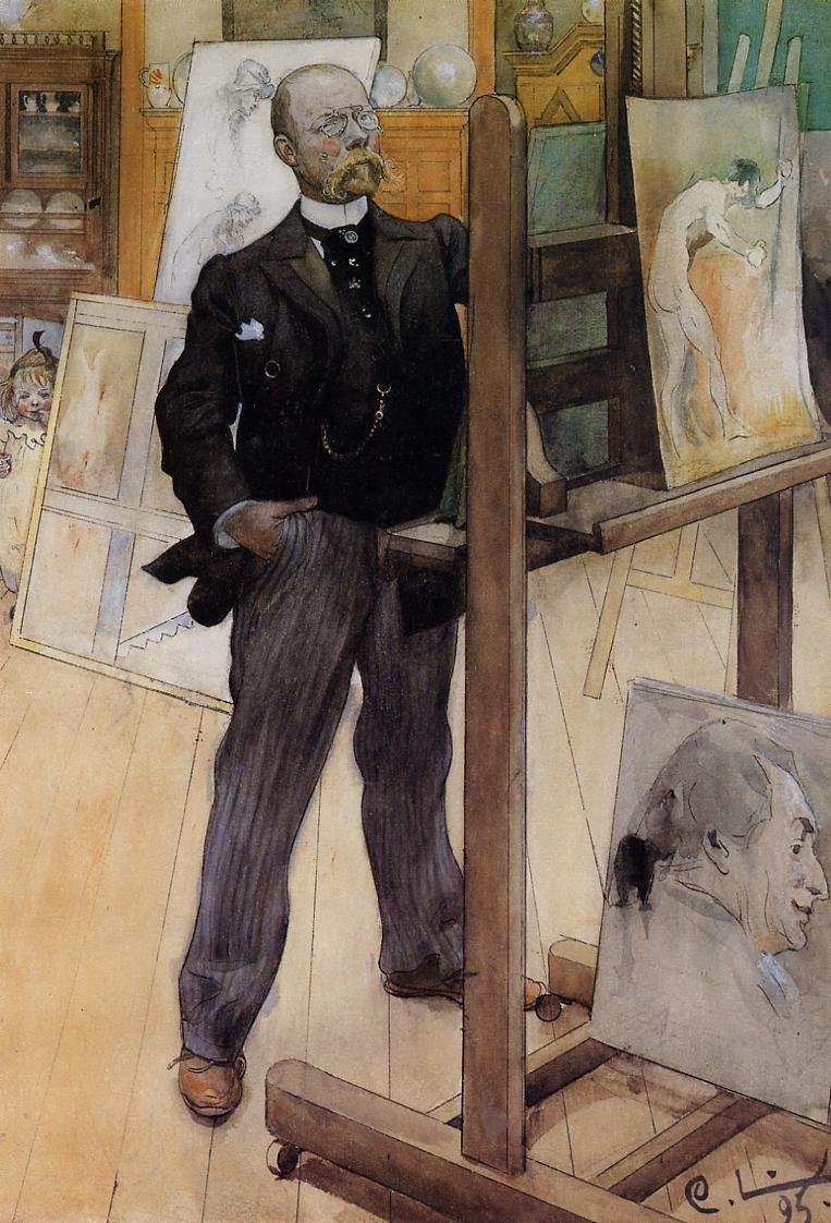 Autoportret autorstwa Carl Larsson