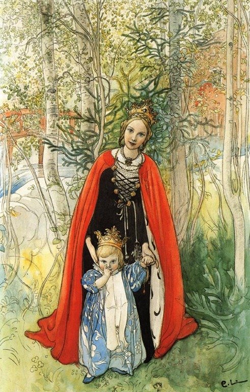 Księżniczka wiosny autorstwa Carl Larsson
