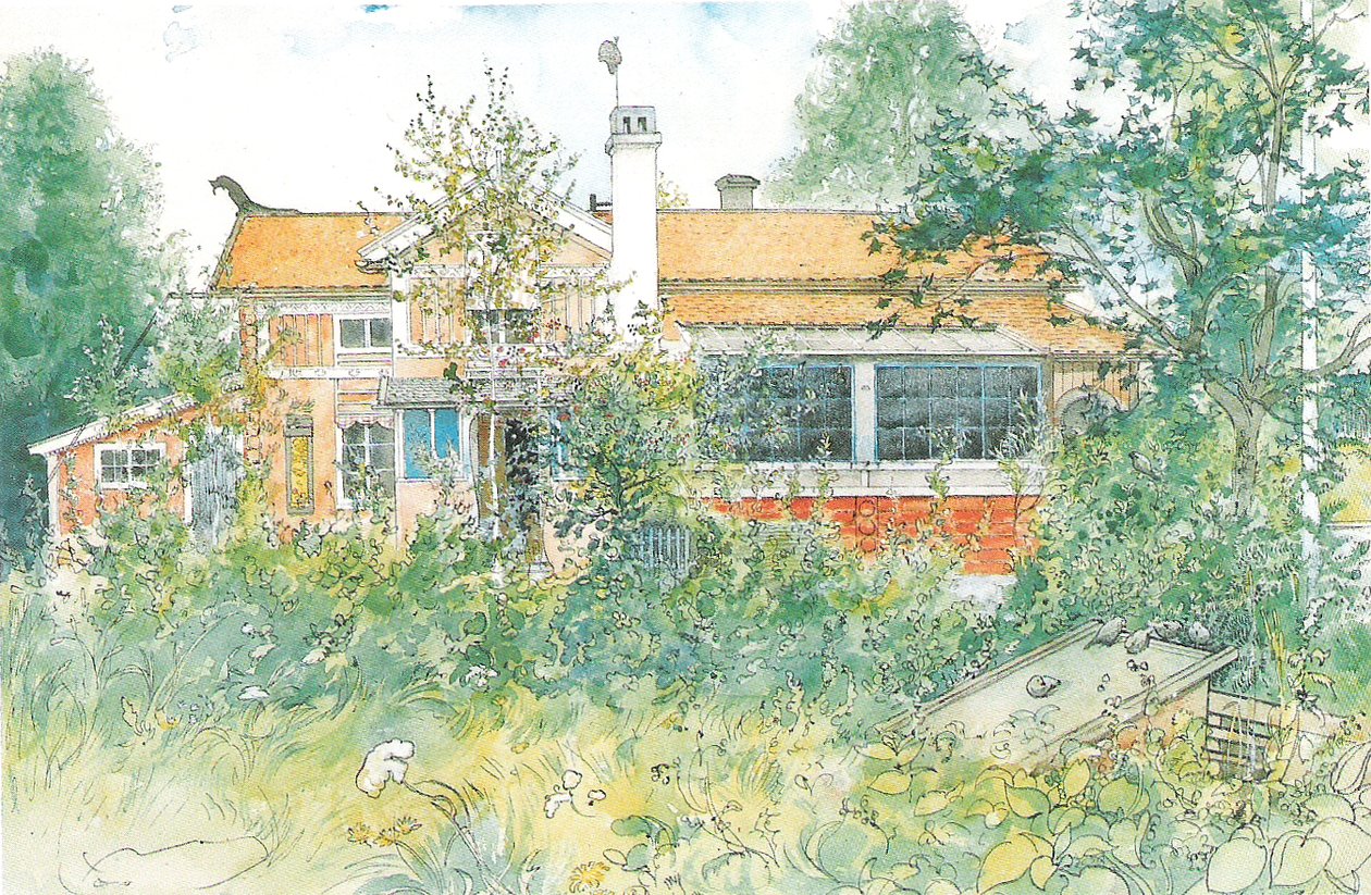 Domek autorstwa Carl Larsson