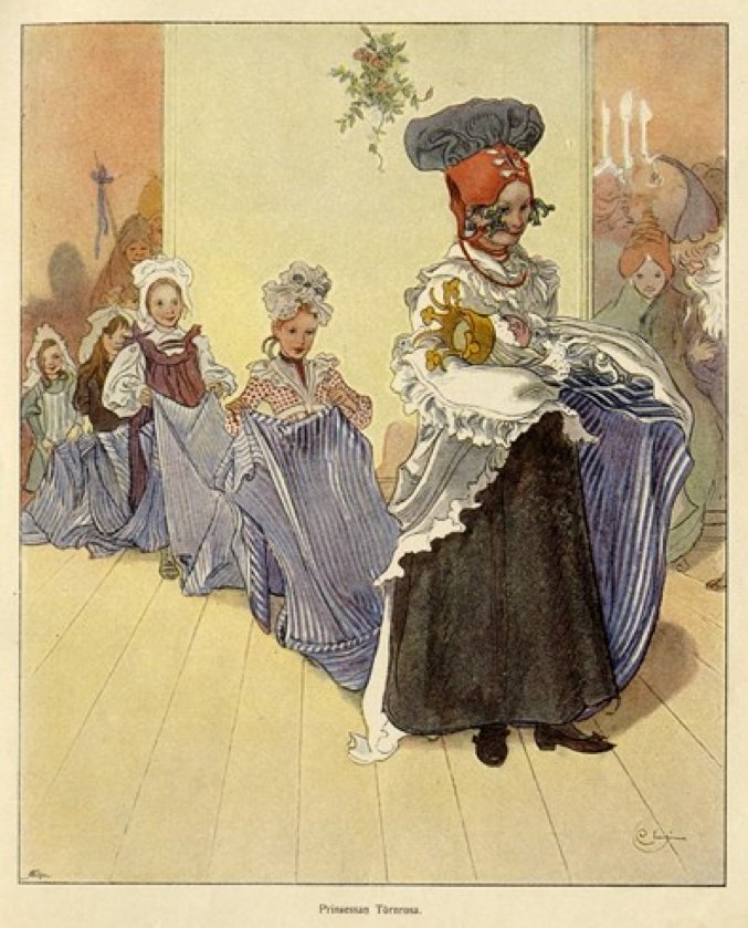 Śpiąca Królewna autorstwa Carl Larsson