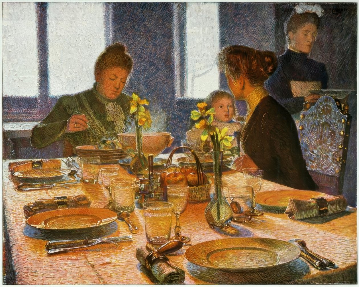 Na śniadaniu autorstwa Carl Moll