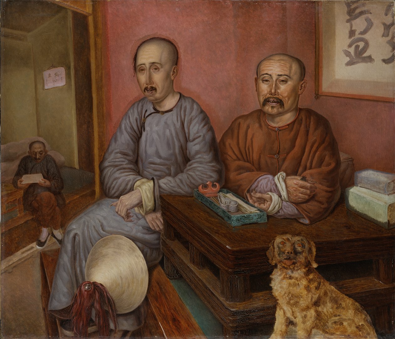 Chińscy kupcy autorstwa Carl Peter Mazer